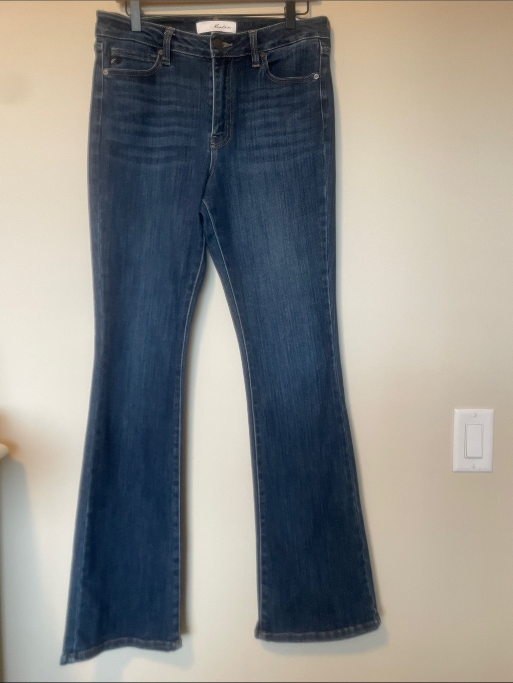 Kancan Dark Indigo Flare Jeans